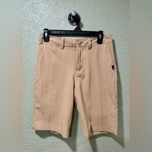 Quiksilver Men's Beige Flat Front Shorts